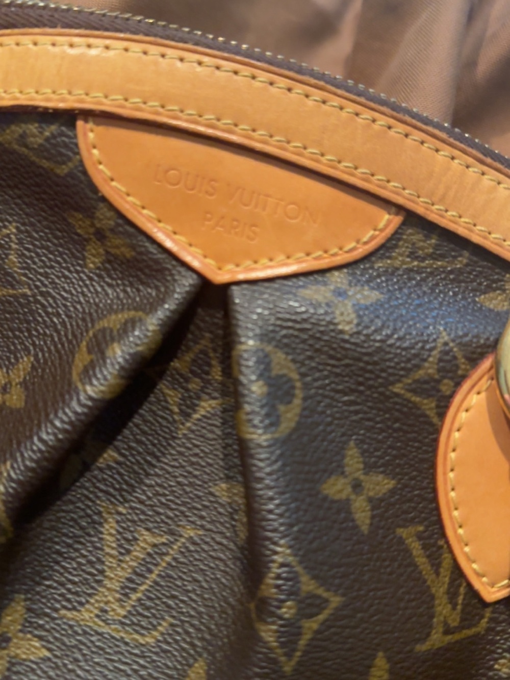 Louis Vuitton Monogram Canvas Tivoli PM Brown Tote Bag